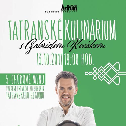 Live Cooking Show - Gabriel Kocák - Tatranské kulinárium 13.10.2017